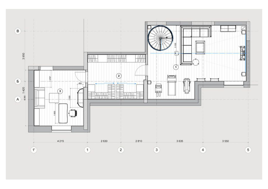 Дизайн-проект квартиры (вариант 5)