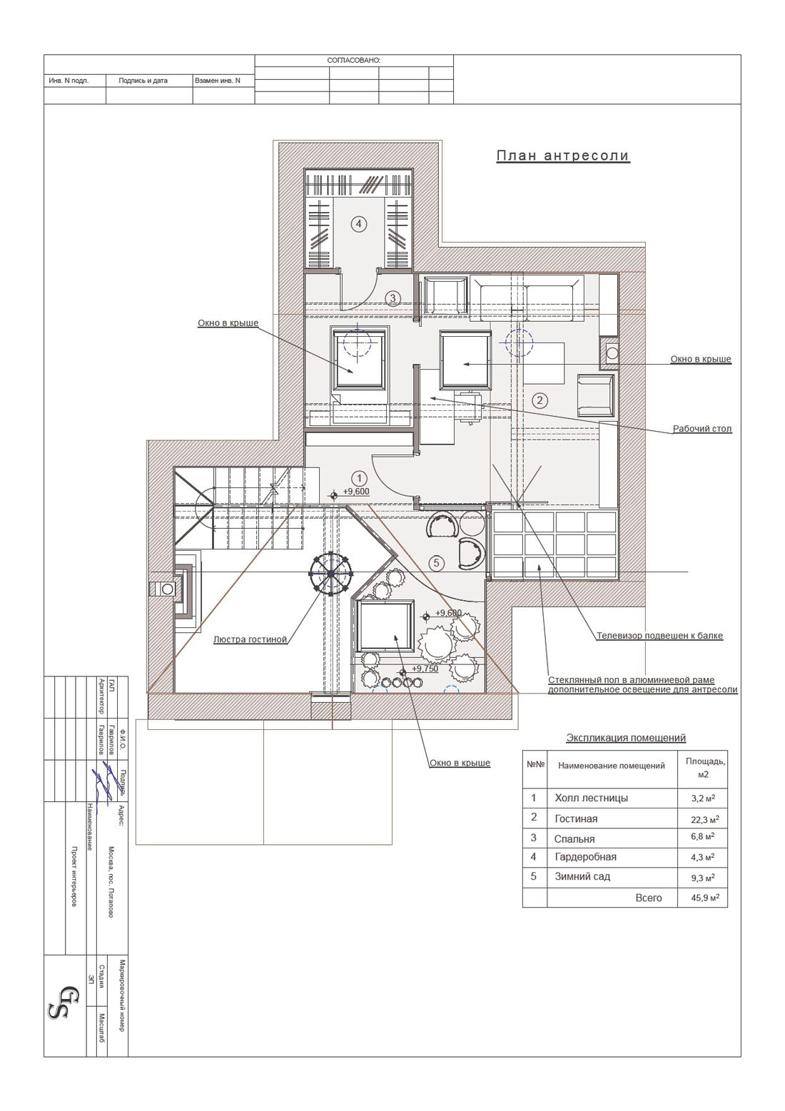 Дизайн-проект квартиры (вариант 6)
