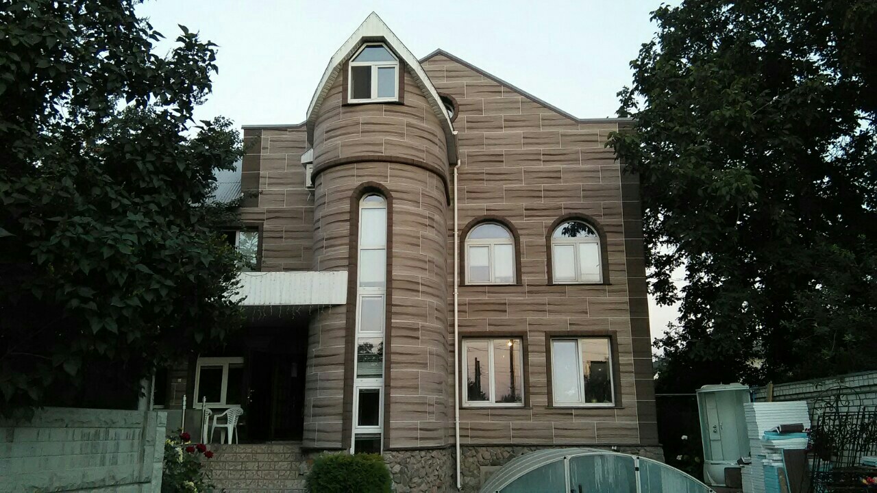 ремонт фасада дачного дома